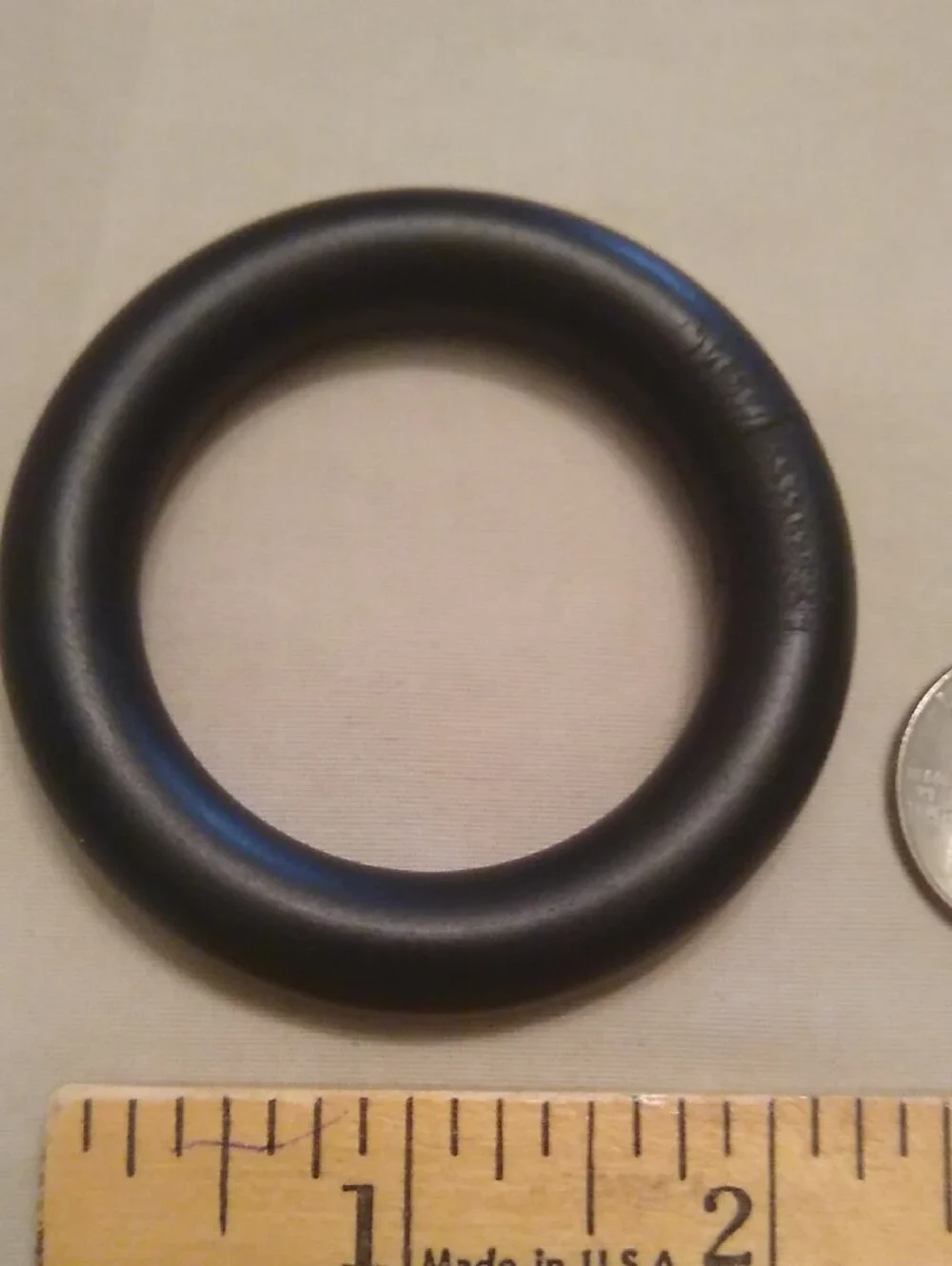 Black Rubber C-ring, #8